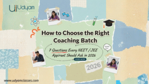 Read more about the article How to Choose the Right Coaching Batch – 7 Questions Every NEET/JEE Aspirant Should Ask in 2026